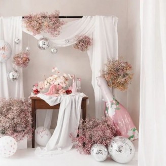 dekoracja na panienski balon foliowy