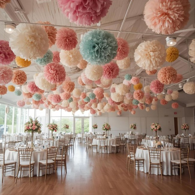 kule bibulowe  w roznych kolorach