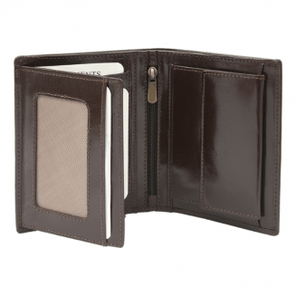 PORTFEL skórzany w etui Prezent na Kawalerski GAME OVER