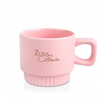 Filiżanka ryflowana na prezent dla żony.