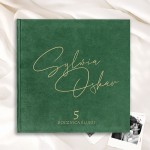 ALBUM Welurowy Na Rocznice Ślubu Z Imionami – elegancka pamiątka dla par