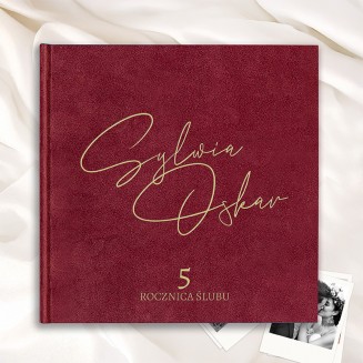 Album welurowy na rocznicę