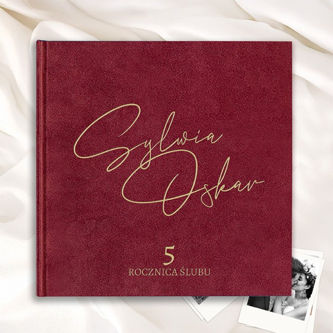 Album welurowy na rocznicę