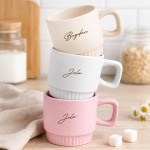 KUBEK Ryflowany z Imieniem Elegancki Prezent