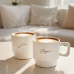 KUBEK Ryflowany z Imieniem Elegancki Prezent