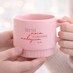 KUBEK Walentynkowy Ryflowany Prezent Miłosny