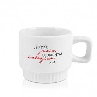 KUBEK Walentynkowy Ryflowany Prezent Miłosny