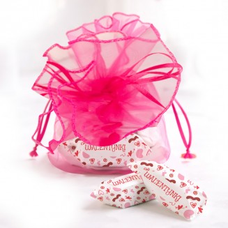 Krówka na Walentynki w woreczku.