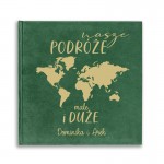 Personalizowana księga welurowa dl pary.