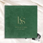 Personalizowana Księga Wspomnień z Inicjałami i Datą