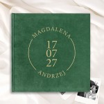 Album Wspomnień Personalizowany Prezent dla Pary z Imionami
