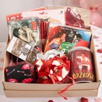 Valentines Day BASKET Wspólny Prezent dla Pary na Walentynki