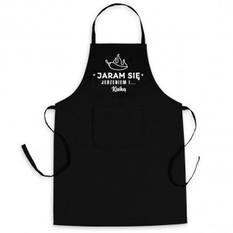 Fartuch na prezent walentynkowy z imieniem.