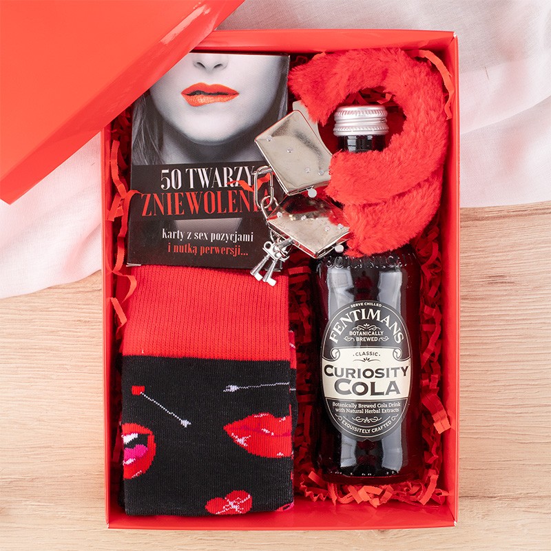 ZESTAW w pudełku Romantyczny prezent walentynkowy dla niego