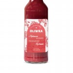 Prezent z malin i truskawek dla dziewczyny w szklanej butelce