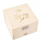 Personalizowana szkatulka na bizuterie dla kobiety