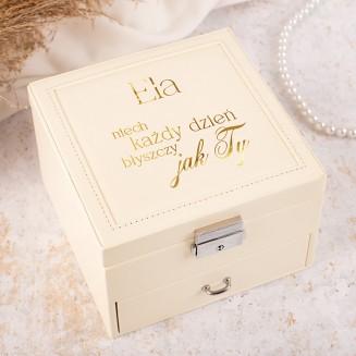 Szkatułka na biżuterie dla kobiety