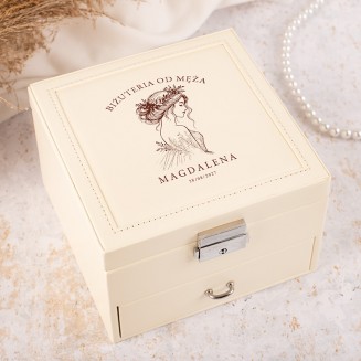 Personalizowana szkatulka prezent dla przyszlej panny mlodej