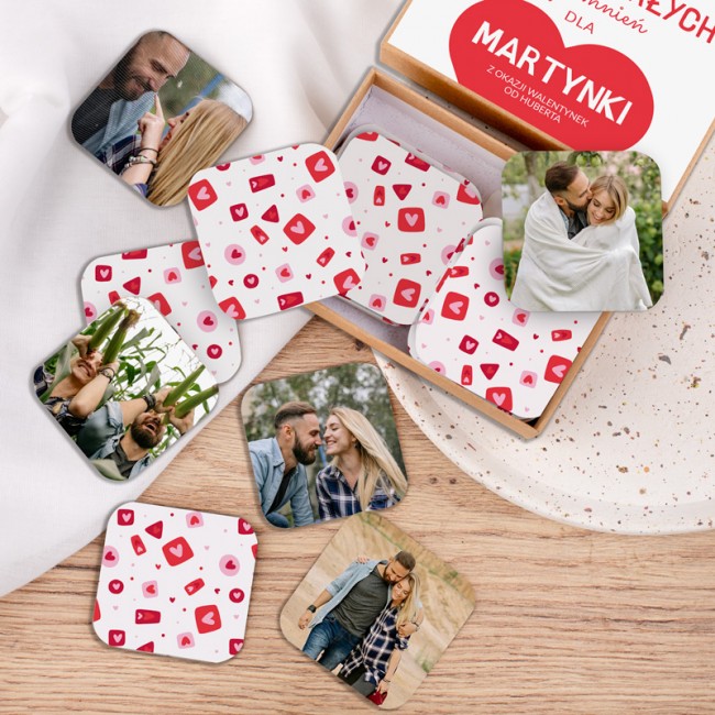 FOTOMEMORY ze Zdjęciami Pary Prezent Walentynkowy
