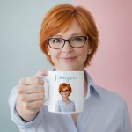 Kubek z imieniem i bajkową ilustracją