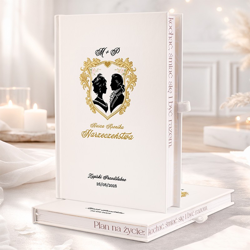 Planer ślubny w stylu Bridgertonów.