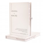 Elegancki planer ślubny.