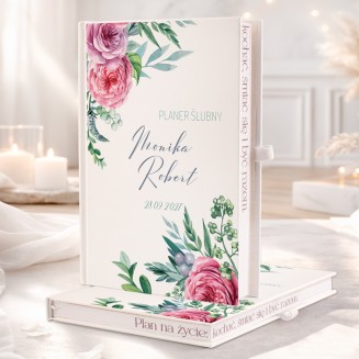 Personalizowany planer ślubny.