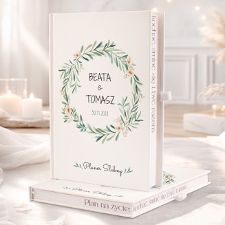 Personalizowany planer na wesele. Niezbędnik Pary Młodej.