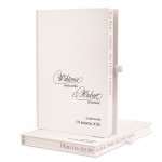 Planer personalizowany w minimalistycznym stylu.