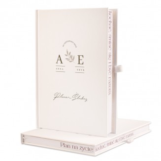 Planer ślubny personalizowany.