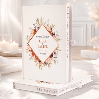 Notatnik i planer do organicacji ślubu