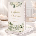 Ślubny planer biale kwiaty