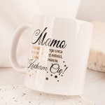 KUBEK złoty nadruk Podziękowanie DLA MAMY (+opakowanie)