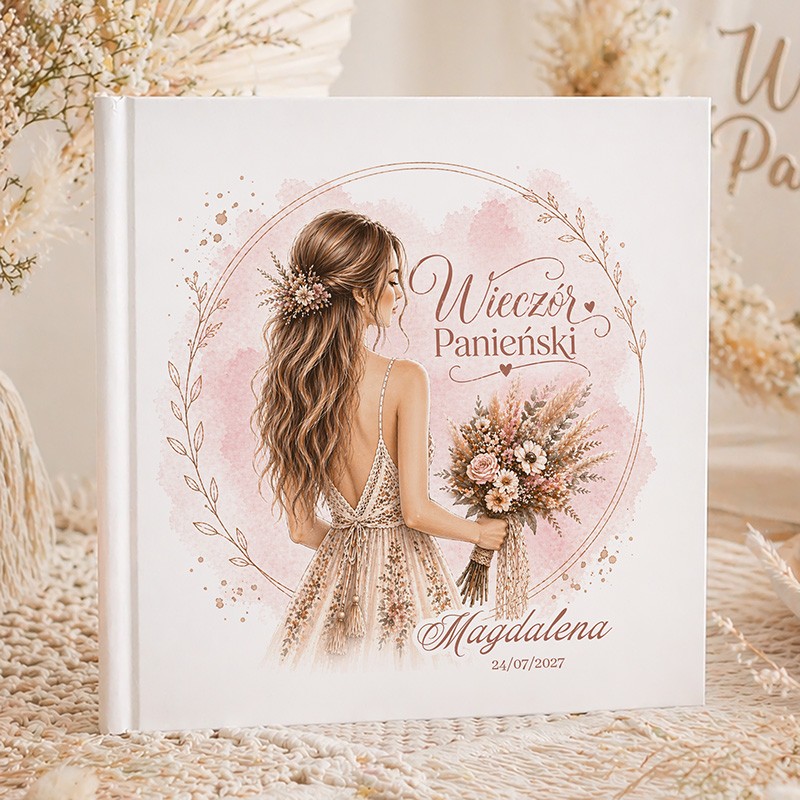 Personalizowana księga na wieczór panieński.
