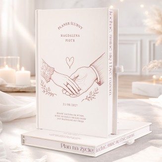 Personalizowany planer ślubny dla Pary Młodej.