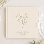 ALBUM Welurowy ze Wstążkami na Zdjęcia z Panieńskiego Bride to Be