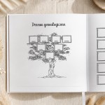 Książka wspomnień z miejscem na uzupełnienie drzewa genealogicznego.