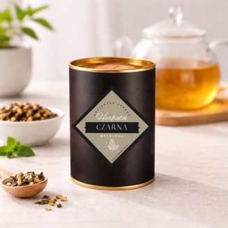 Elegancki upominek ślubny z kubkiem, herbatą i ręcznie wyrabianą czekoladą.