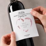 Etykieta na alkohol ze zdrapką.