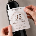 Etykieta na wino z personalizacją.