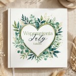 Personalizowana Księga na Wspomnienia Taty z zieloną okładką i imieniem to wyjątkowa książka wspomnień dla taty.