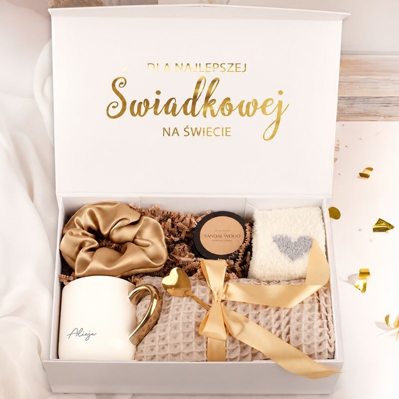 Gift box dla świadkowej na prezent