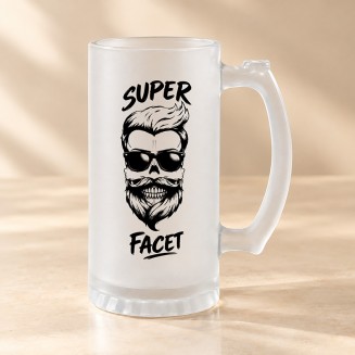 Kufel szklany do piwa. Prezent dla super faceta.