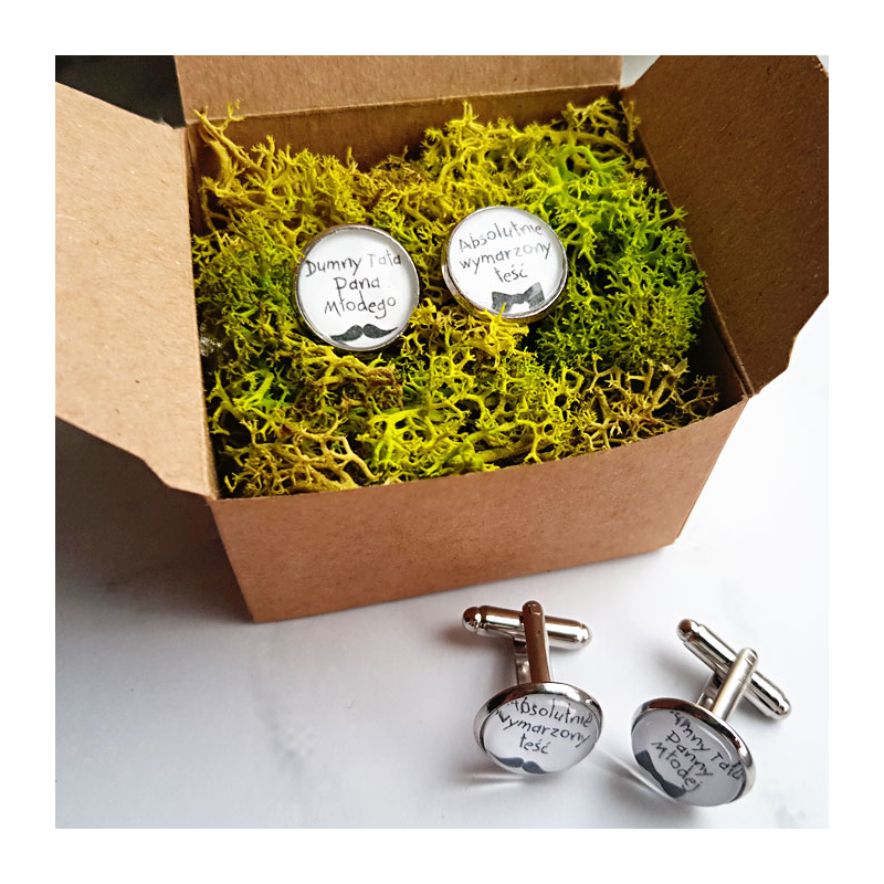 SPINKI do mankietów dla taty/teścia