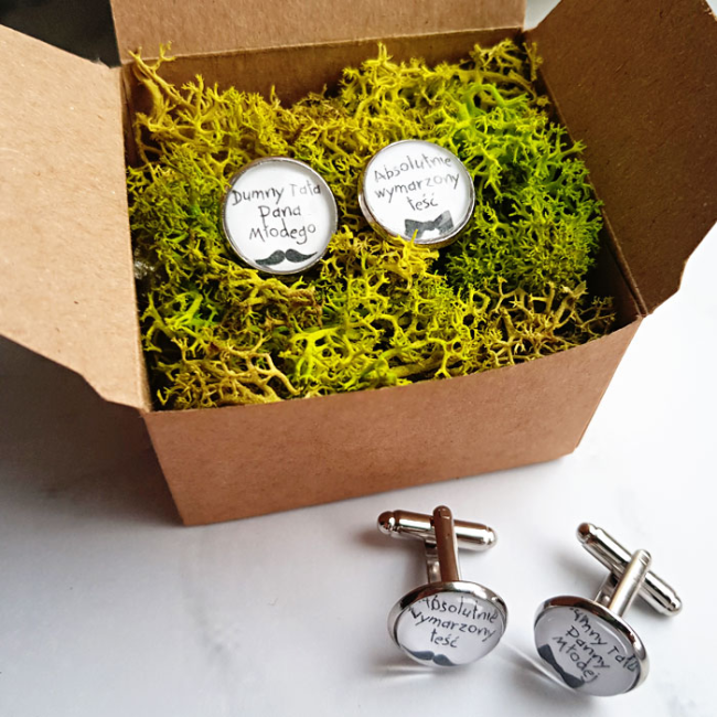 SPINKI do mankietów dla taty/teścia