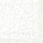 SERWETKI flizelinowe Saphira White 40x40cm 45szt