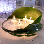 Świece kule pływające mix kolorów idealne jako dekoracja stołów na weselu