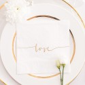 SERWETKI papierowe Only Love 33x33cm 20szt