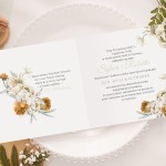ZAPROSZENIE ślubne personalizowane Wild Flowers