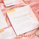 ZAPROSZENIE ślubne personalizowane Różowe Złoto